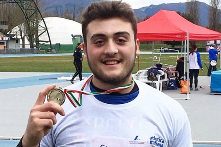 Carmelo Musci campione italiano invernale di lancio del disco