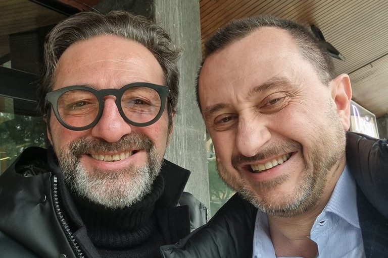 Gianni Casella con Ettore Rosato
