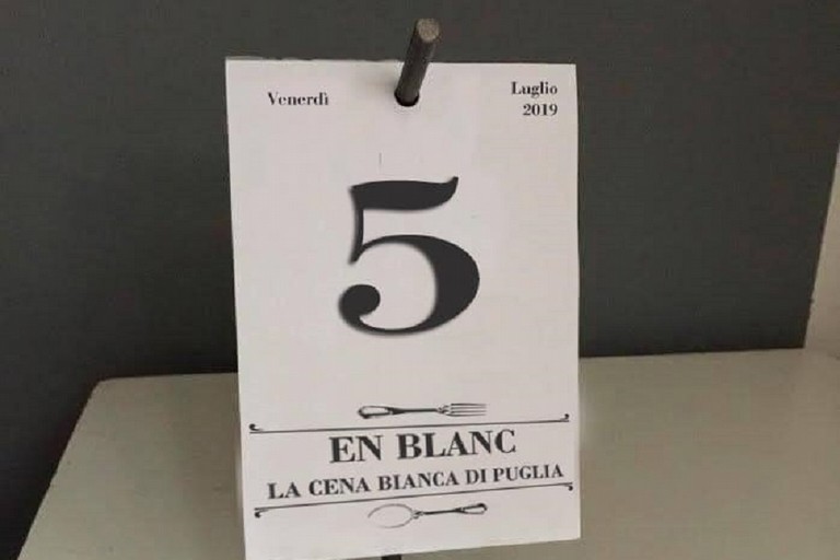 Cena en blanc venerdì 5 luglio: ecco come partecipare