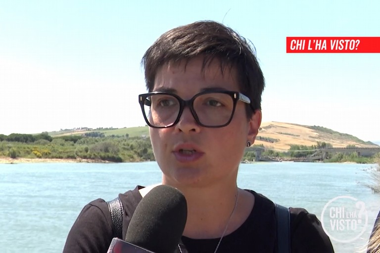 Vanessa Racanati, moglie di Mino Racanati disperso nel fiume Trigno
