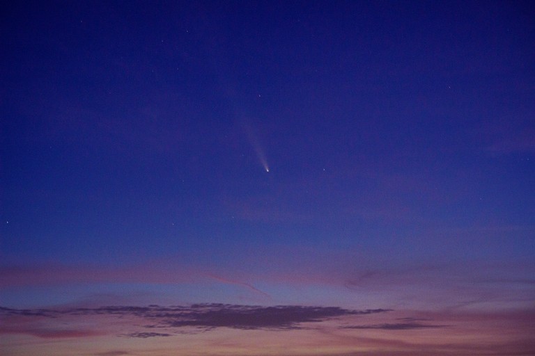 La cometa Tsuchinshan-Atlas. <span>Foto Leonardo Napoletano</span>