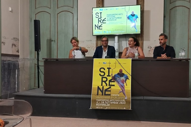 La conferenza di presentazione di Sirene. <span>Foto Cristina Scarasciullo</span>