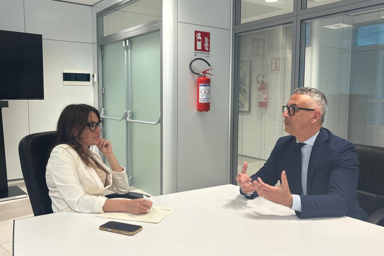 Andrea Ferri e l'assessore regionale Grazia Maria Starace