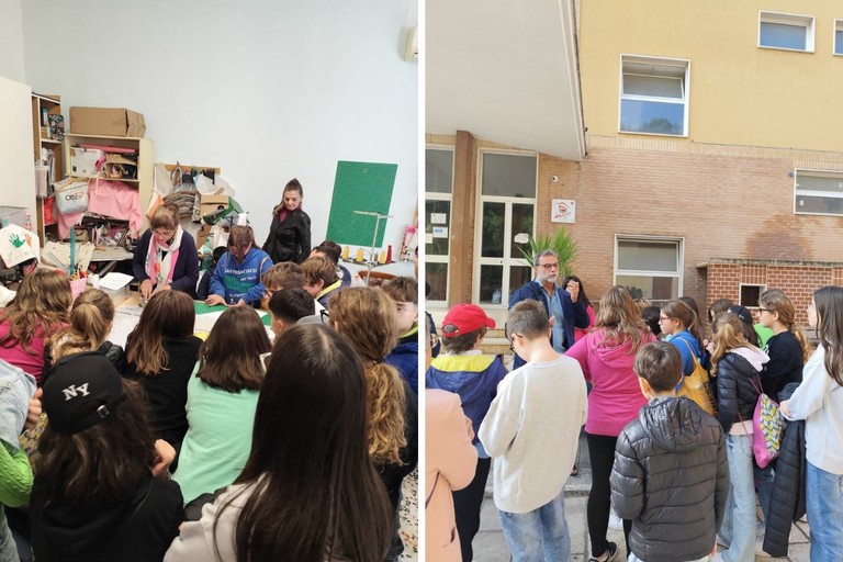 Visita alla Caritas cittadina degli studenti della Monterisi