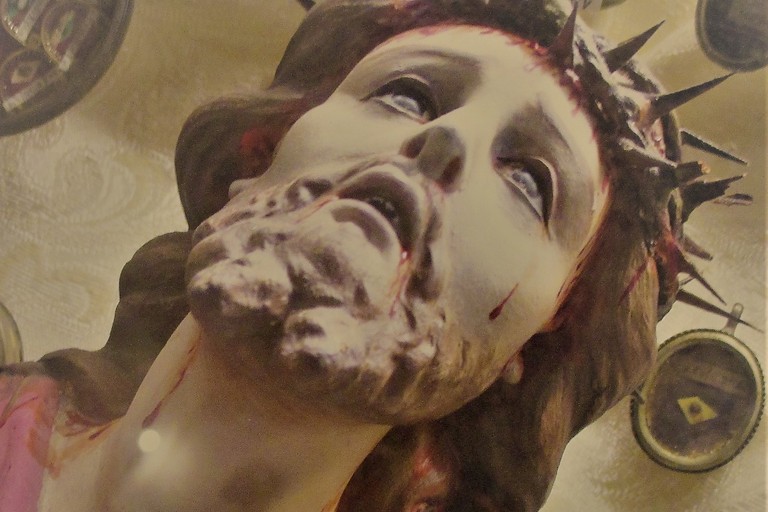 Cristo morente del Santissimo. <span>Foto Liliana Salerno</span>