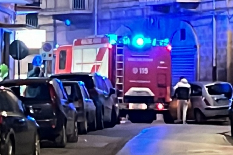 Intervento dei Vigili del Fuoco in via Podgora, palazzina evacuata