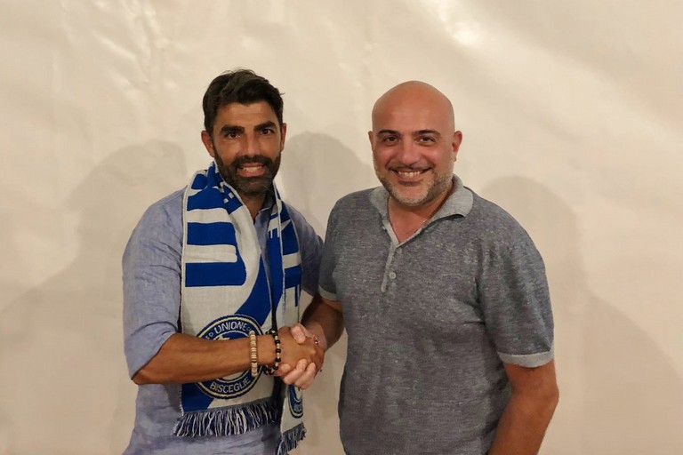 Paolo De Francesco e Leonardo Pedone. <span>Foto Unione Calcio Bisceglie</span>