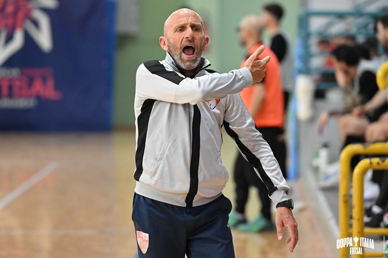 Mister Di Chiano. <span>Foto Giuseppe D'Avino/Divisione Calcio a 5</span>