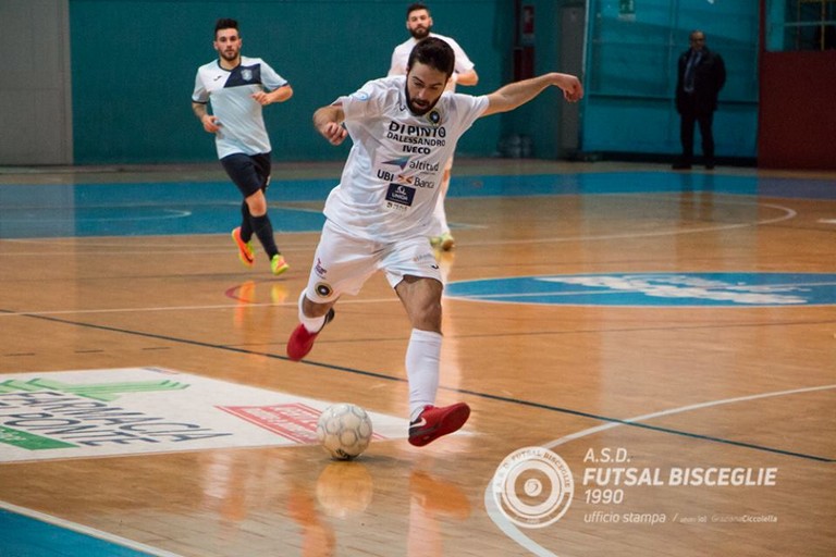 Domenico Binetti del Futsal Bisceglie. <span>Foto Graziana Ciccolella</span>