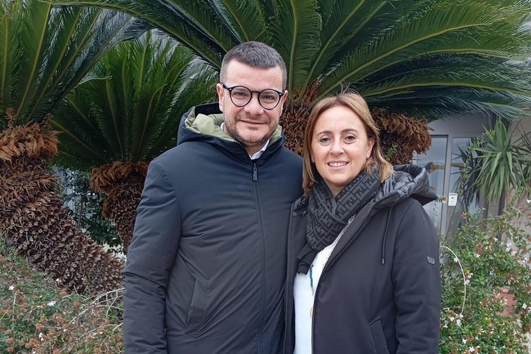 Domenico De Santis e Giovanna Bruno