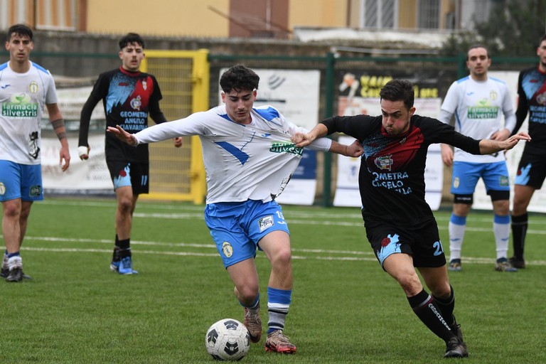 Un'azione del match. <span>Foto Sergio Porcelli</span>