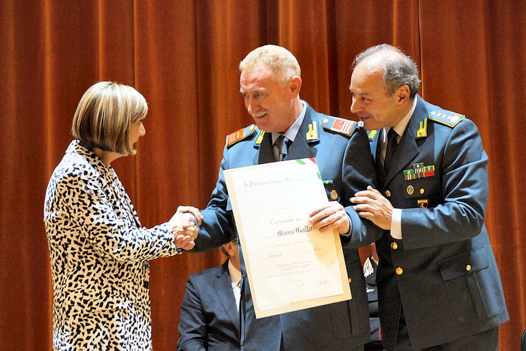 Il luogotenente della Guardia di Finanza Mauro Gallo