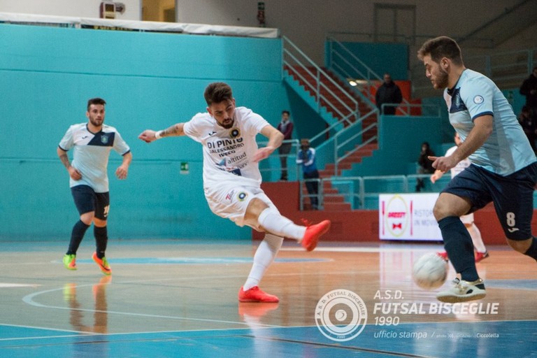 Enzo Milucci del Futsal Bisceglie. <span>Foto Graziana Ciccolella</span>