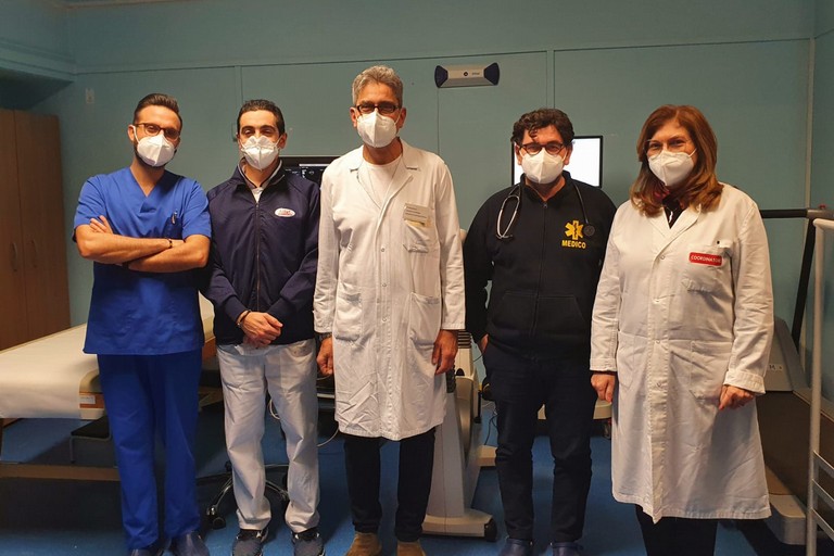 L'équipe dell'ambulatorio di cardiologia pediatrica dell'Asl Bt
