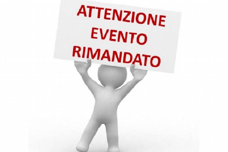 Evento rimandato