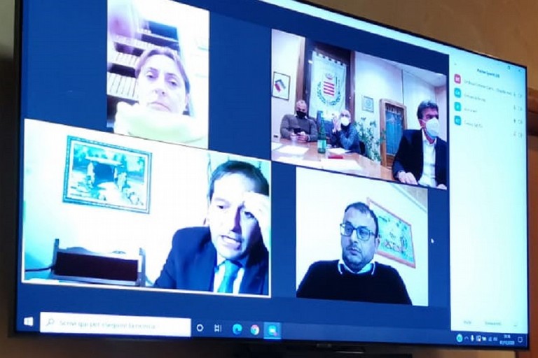 Videoconferenza tra i quattro Sindaci della Bat in zona arancione