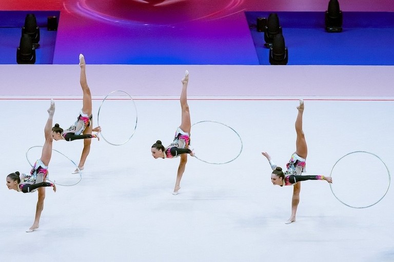 Farfalle, Ginnastica Ritmica. <span>Foto Pagina Facebook Coni</span>