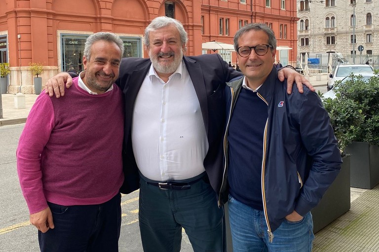 Vittorio Fata, Michele Emiliano, Angelantonio Angarano
