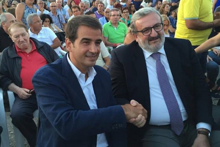 Raffaele Fitto e Michele Emiliano