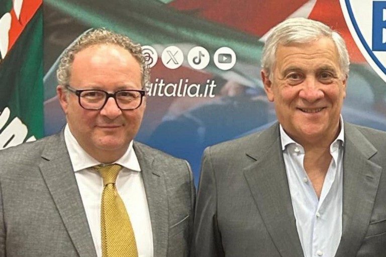 Francesco La Notte e Antonio Tajani