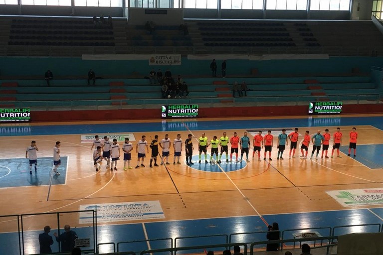 Futsal Bisceglie-Tenax Castelfidardo. <span>Foto Luca Ferrante</span>