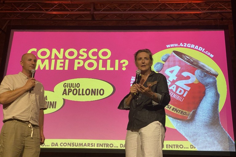 Giulio Apollonio e Sabrina Giannini. <span>Foto Serena De Musso</span>