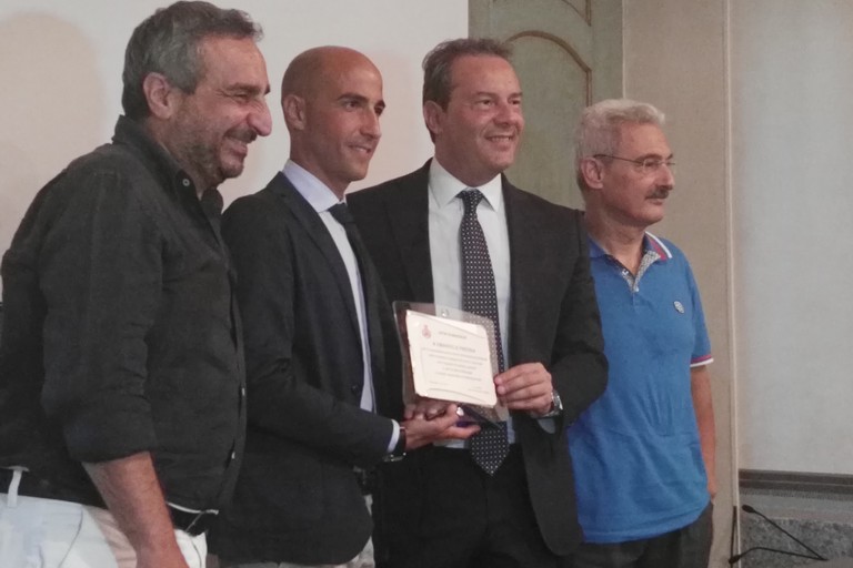 Premiazione di Emanuele Prenna. <span>Foto Bartolomeo Pasquale</span>