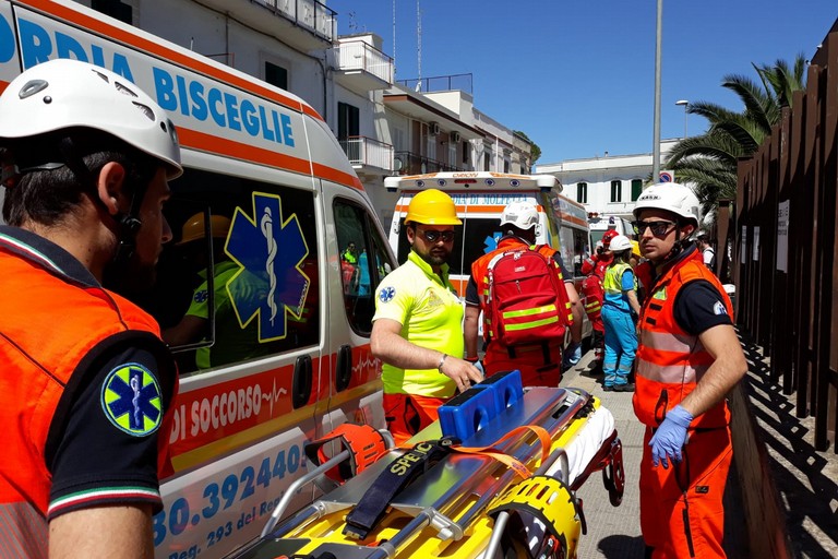 Misericordia Bisceglie Protezione civile. <span>Foto Nico Colangelo</span>