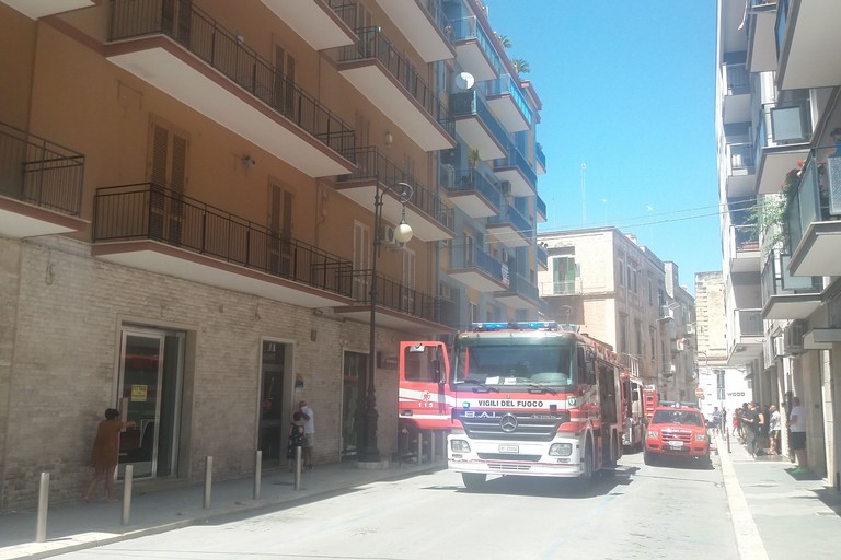 Incendio in via XXIV maggio