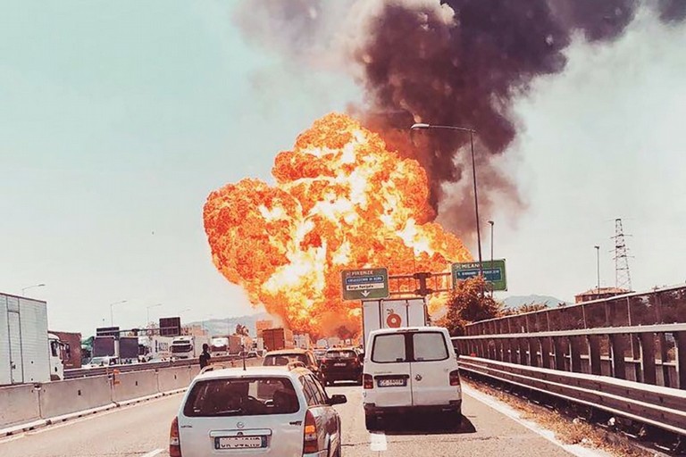 Incidente sull'autostrada a Bologna