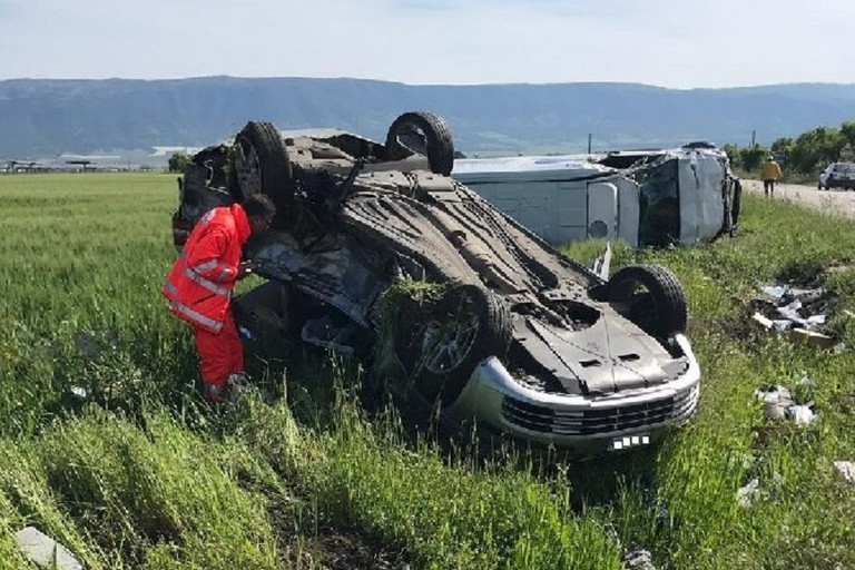 Le conseguenze del tragico incidente. <span>Foto www.sanmarcoinlamis.eu</span>