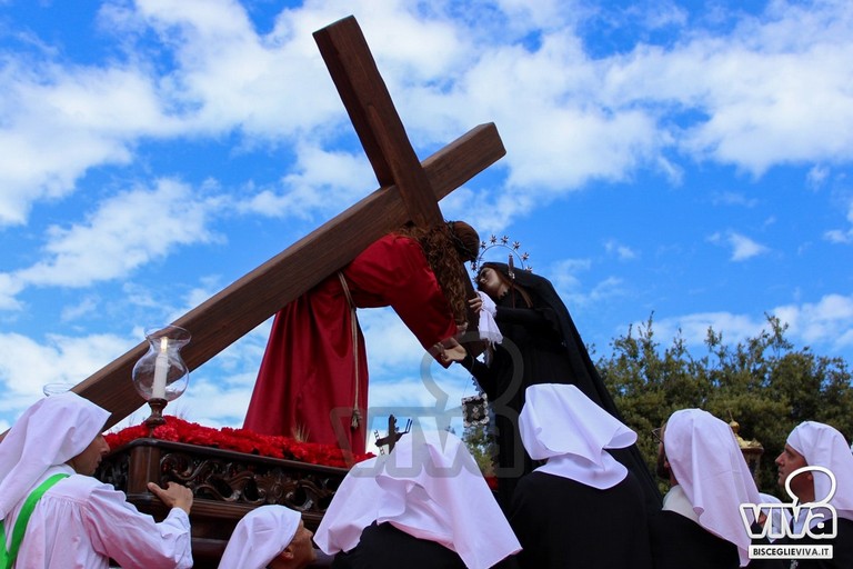 Processione dell'Incontro a Bisceglie. <span>Foto Cristina Pellegrini</span>