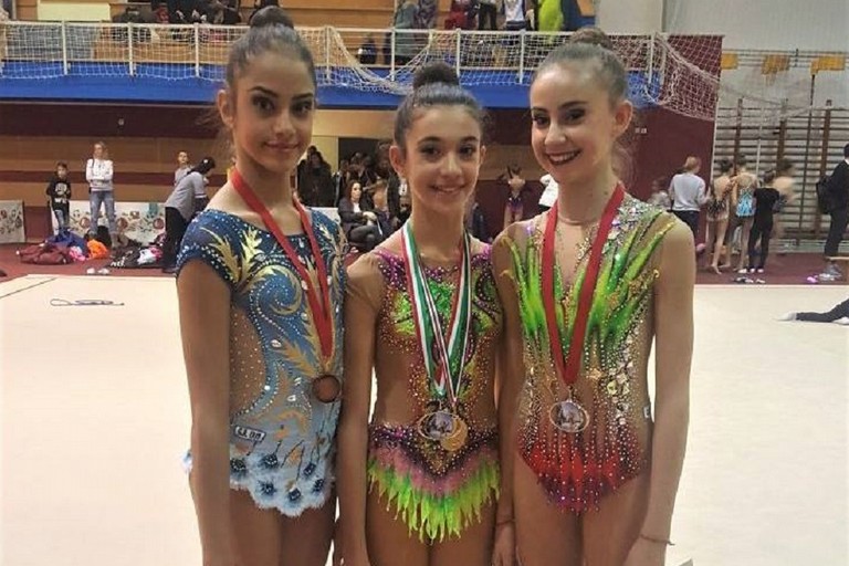 Le tre ginnaste dell'Iris in gara a Budapest