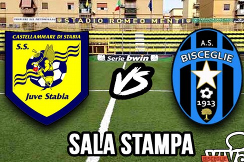 Juve Stabia-Bisceglie sala stampa