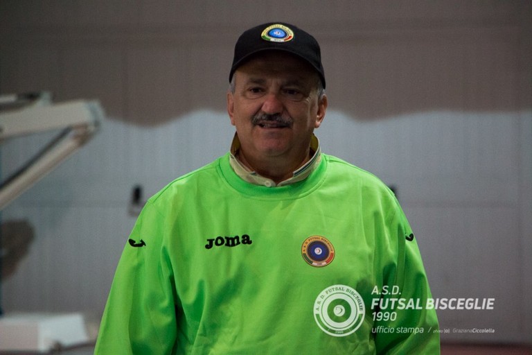 Leopoldo Capurso, tecnico del Futsal Bisceglie. <span>Foto Graziana Ciccolella</span>