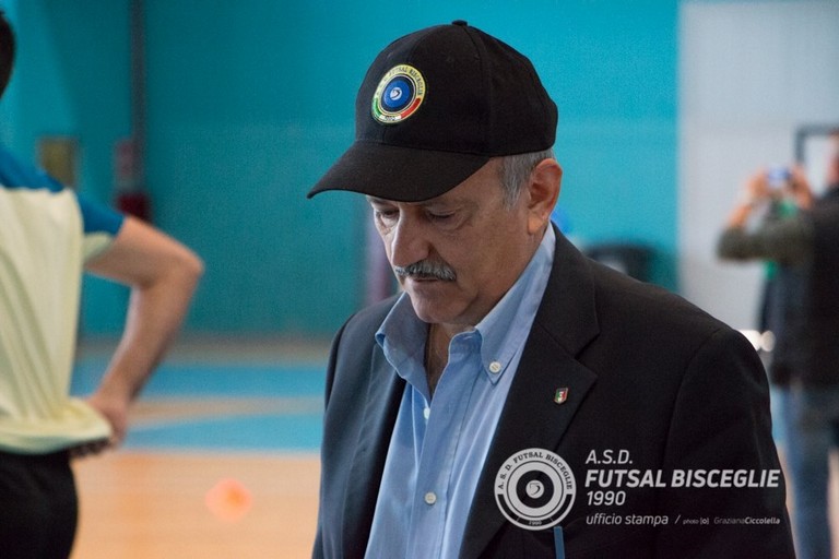 Leopoldo Capurso, trainer del Futsal Bisceglie. <span>Foto Graziana Ciccolella</span>