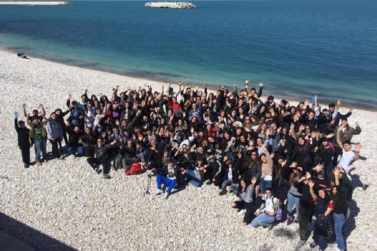 Gli studenti del liceo 