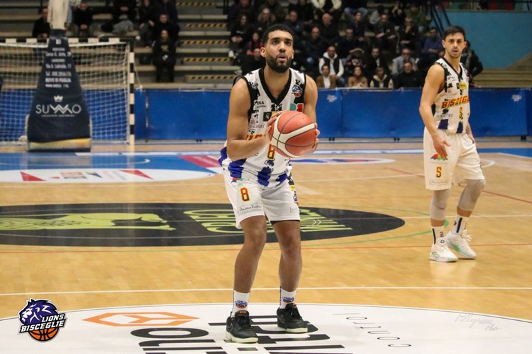 Lions Basket Bisceglie, Zakaria El Agbani. <span>Foto Cristina Pellegrini</span>