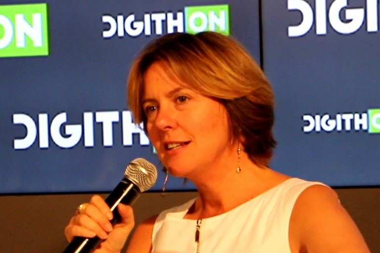 Il ministro della salute Lorenzin a Digithon. <span>Foto Vito Troilo</span>