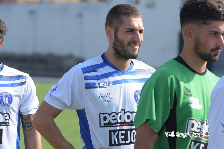 Luigi Zinetti, centrocampista dell'Unione calcio Bisceglie. <span>Foto Sergio Porcelli</span>