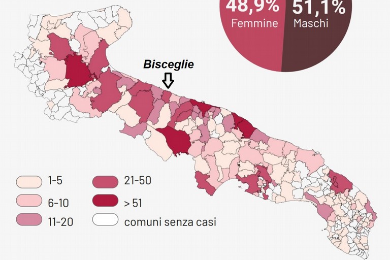 Coronavirus Per La Mappa Regionale Piu Di 20 Positivi A Bisceglie