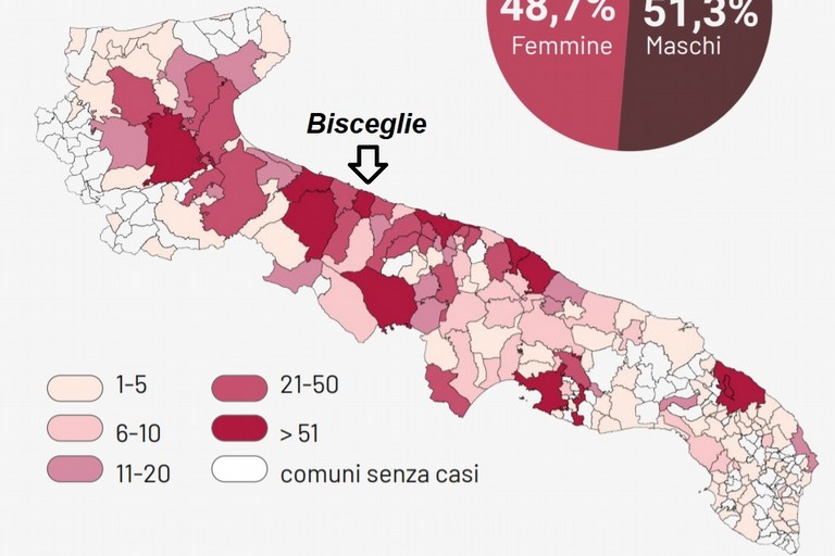 Mappa dei contagi aggiornata al 3 ottobre