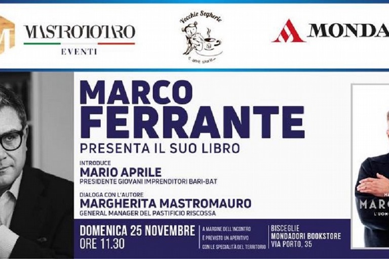 Marco Ferrante presenta il suo libro a Bisceglie