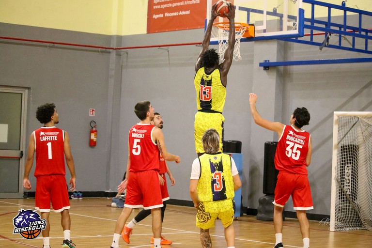 Lions Bisceglie, Medoune Gueye schiacciata