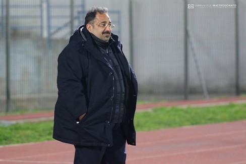 Gianfranco Mancini, tecnico del Bisceglie calcio. <span>Foto Emmanuele Mastrodonato</span>