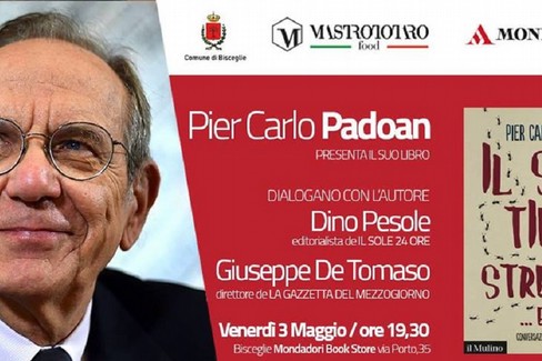 Pier Carlo Padoan presenta il libro "Il sentiero stretto e oltre "