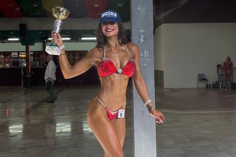 Body building, Gaia Mastrototaro sul podio del concorso Fit Italy Ifbb