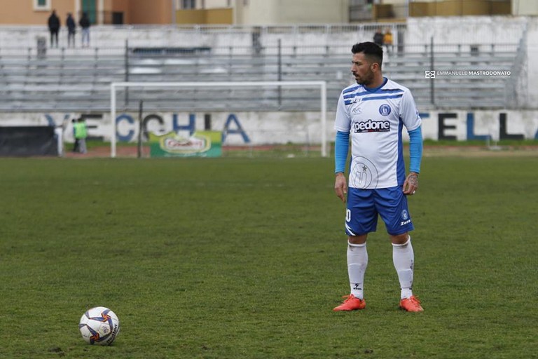 Francesco Mignogna,attaccante dell'Unione. <span>Foto Emmanuele Mastrodonato</span>