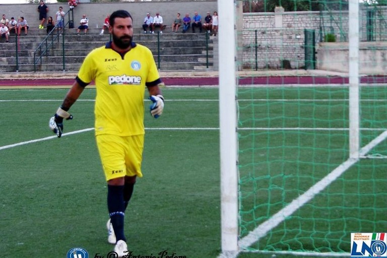 Francesco Musacco, portiere dell'Unione Calcio Bisceglie. <span>Foto Antonio Pedone</span>
