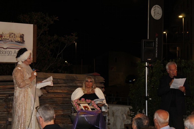 Antonella Pagano, Pina Catino e Zaccaria Gallo durante la conversazione